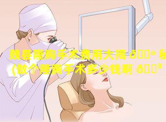 魏县隆胸手术费用大揭 🐺 秘(做个隆胸手术多少钱啊 🐳 )